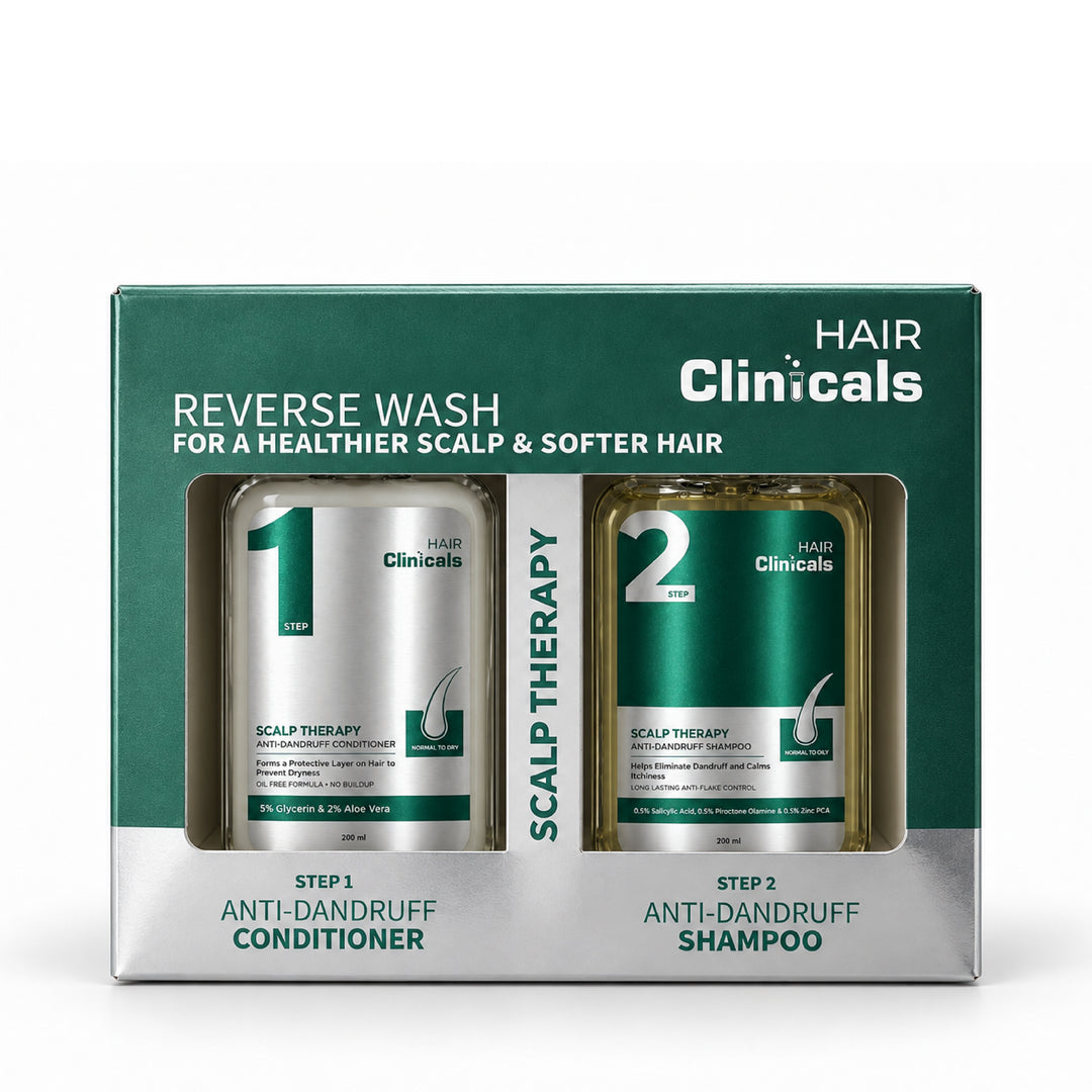 روتين Reverse Wash (بلسم + شامبو)